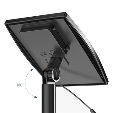 SOLARNY NAPOWIETRZACZ STAWU POMPA TLENU Z WĘŻEM 1800mAh+KAMIEŃ POWIETRZNY