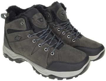 MĘSKIE BUTY TREKKINGOWE OUTDOOR SPORTOWE OCIEPLANE TRAPERY ZIMOWE