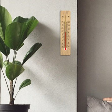 КОМНАТНЫЙ ТЕРМОМЕТР НАРУЖНЫЙ ВНУТРЕННИЙ ДЕРЕВЯННЫЙ ДЛЯ ОКОН НАСТЕННЫЕ ВЕСЫ
