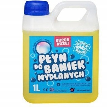 Płyn do dużych baniek mydlanych 1L BAŃKI SŁUPSKIE