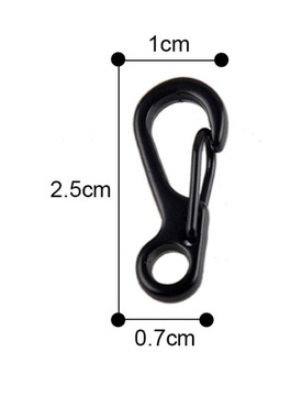 Пружинный держатель с карабином для веревок для ключей