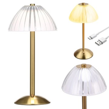 LAMPKA BIURKOWA LAMPA BIURKO LED NOCNA USB RETRO DO SYPIALNI JADALNI SALONU