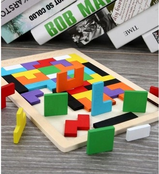 Пазл Деревянные блоки Пазл Монтессори