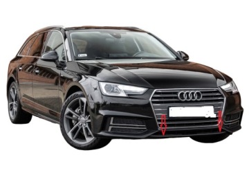 AUDI A4 B9 S-LINE 8W 15-19 ЦЕНТРАЛЬНАЯ РЕШЕТКА ПЕРЕДНЕГО БАМПЕРА 8W0807683A