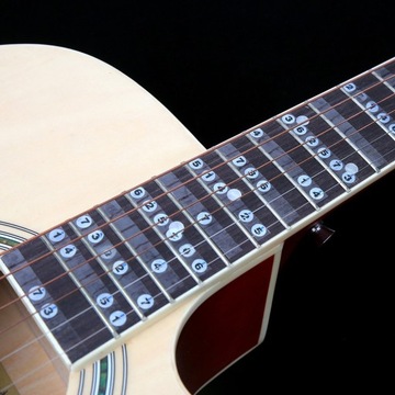 НАКЛЕЙКИ ДЛЯ УКУЛЕЛЕ ГИТАРЫ С НОТАМИ СТОРОНЫ