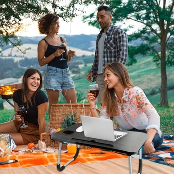 СКЛАДНОЙ СТОЛИК ДЛЯ НОУТБУКА С ПОДСТАВКОЙ