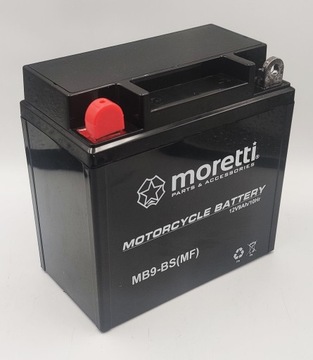 Akumulator Moretti MB9-BS 12V 9Ah 85A L+ AGM GEL