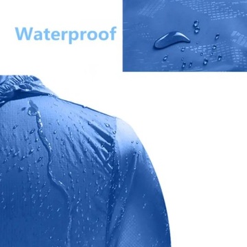 Сверхлегкая водонепроницаемая ветрозащитная куртка для бега на велосипеде и занятий спортом на открытом воздухе