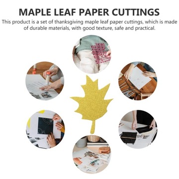 ДЕКОРАТИВНАЯ БУМАГА ЛИСТЬЯ КЛЕНОВЫЕ ЛИСТЬЯ МАЛЕНЬКИЕ ОСЕНЬ