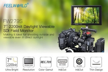 Монитор Feelworld FW279S 7 3G-SDI