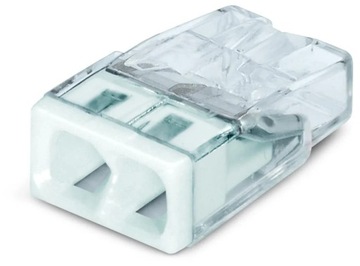 WAGO QUICK CONNECTOR ДВОЙНОЙ РАЗЪЕМ для коробок 2x0,5-2,5 мм² 50 шт.