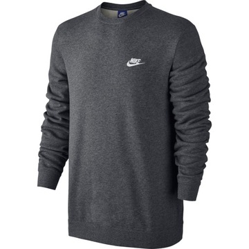 Bluza męska Nike M NSW Club Crew szara 804342 071 rozmiar S