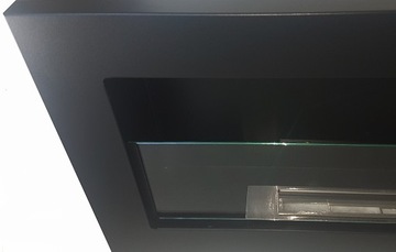 Biokominek 1200x400 z szybą 3x3 punktowy palnik