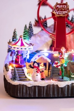 Светодиодная рождественская деревня