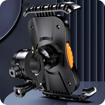 ВЕЛОСИПЕДНЫЙ ДЕРЖАТЕЛЬ ТЕЛЕФОНА ДЛЯ ВЕЛОСИПЕДА, МОТОЦИКЛА, СКРУЧЕННЫЙ, АНТИВИШОКОВЫЙ, 360°