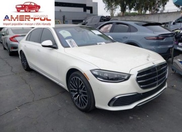 Mercedes Klasa S W223/V223 2021 Mercedes-Benz Klasa S 580 4Matic 2021 4.0l 4.0 Benzyna 496KM