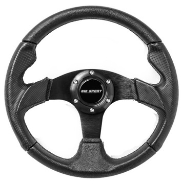 KIEROWNICA SPORTOWA TUNINGOWA BM SPORT 320mm SKÓRA