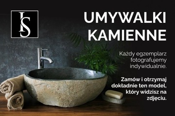 EROSI BLACK SW3 kamienna umywalka nablatowa INDUSTONE