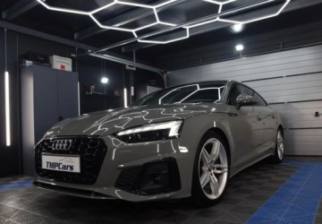 Audi A5 F5 Coupe 2.0 40 TFSI 190KM 2020 Audi A5 Sportback Audi A5 Sportback 40 TFSI Mild Hybrid (MHEV) polski salo, zdjęcie 11