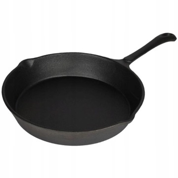 PATELNIA OKRĄGŁA ŻELIWNA TRADYCYJNA 24/26cm indukcja