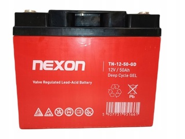 Akumulator NEXON 12 V 50 Ah