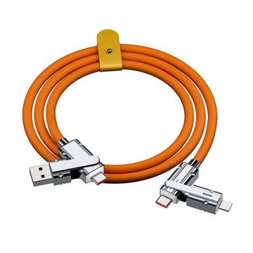 Кабель для быстрой зарядки Micro USB Type C 4 в 1