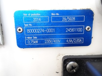 ГИДРАВЛИЧЕСКИЙ НАСОС HYTOS 0,75 КВТ ГЕНЕРАТОР РАМПЫ