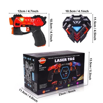 ЛАЗЕРНЫЙ ПИСТОЛЕТ ELITE FIRESTRIKE ЛАЗЕРТАГ ПРИЦЕЛ ДЛЯ ДЕТЕЙ, 4X НАБОР