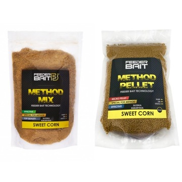 Zestaw SŁODKA KUKURYDZA Pellet+Zanęta Feeder Bait