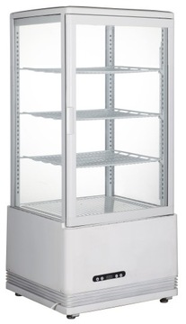Witryna chłodnicza nastawna biała LED 78l 452x406x966 mm TECHNICA