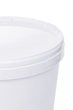 Ведро пластиковое 10 литров белое для ПИЩЕВОГО СЕРТИФИКАТА