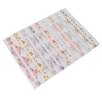 Портативные этикетки для бутылок с маслом на 4 листа