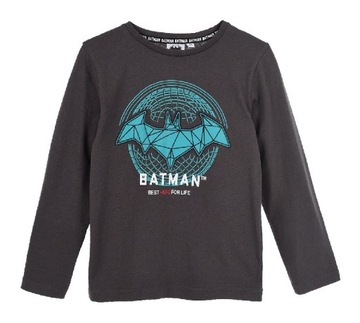 Szara bluzka Batman dla chłopca 98