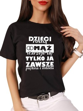 KOSZULKA DAMSKA T-SHIRT BLUZKA TSHIRT PREZENT DZIEŃ MATKI MAMY RODZICÓW M31