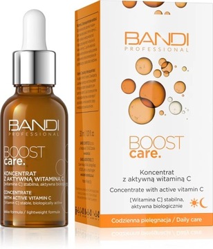 BANDI BOOST Koncentrat z aktywną wit. C 30 ml. - rozświetla, rewitalizuje