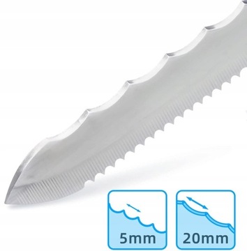 НОЖ ДЛЯ РЕЗКИ МИНЕРАЛЬНОЙ ВАТЫ ЧАСЫ, ПЕНОСТРОИТЕЛЬ, ТВЕРДЫЙ 28СМ FT0441