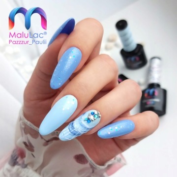 MaluLac БЕЗПЫЛЫЕ перфорированные ватные диски для ногтей.