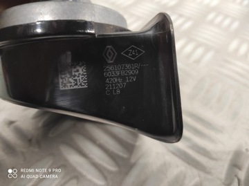 KLAKSON SIGNÁL ZVUKOVÝ RENAULT TRAFIC III FACELIFT IV 256107361R