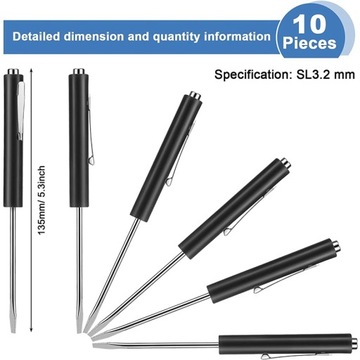 10 шт., мини-топы и карман для карманной отвертки