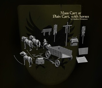 Массовая или багажная тележка - Caballero Miniatures