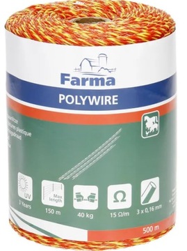 PLECIONKA OGRODZENIOWA PASTUCHA 500M FARMA