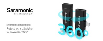 Беспроводной микрофон Saramonic Blink Go-D1