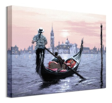 Richard Macneil Gondola w Wenecji Obraz 40x30 cm