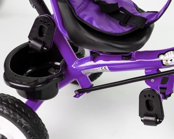 ДЕТСКАЯ ТРЕХКОЛЕСНАЯ ПРОГУЛКА-ПУШЕР 3-В-1 С КОЗЫРЕМ