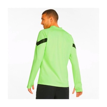 Y4130 PUMA teamFINAL Training 1/4 Zip Top Fizzy Lime BLUZA MESKA S