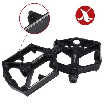 PEDAŁY ROWEROWE PLATFORMOWE ALUMINIUM PINY MTB BMX 9/16