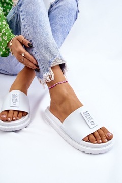 ЖЕНСКИЕ ШЛЕПАНКИ BIG STAR LL274428 БЕЛЫЕ 37