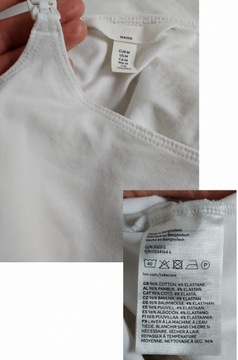 H&M MAMA белый топ для кормления M