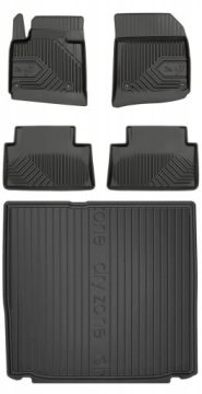 Set 77 Gumové rohože a rohože Citroen C5 3 Kombi 2008-2017