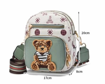 ЖЕНСКАЯ СУМКА MESSAGE, СУМКА НА ПЛЕЧЕ, МАЛЕНЬКАЯ СУМКА TEDDY, КОРИЧНЕВАЯ СУМКА TEDDY